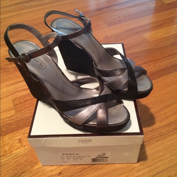 Coach wedge sandals - Picture 3 of 4