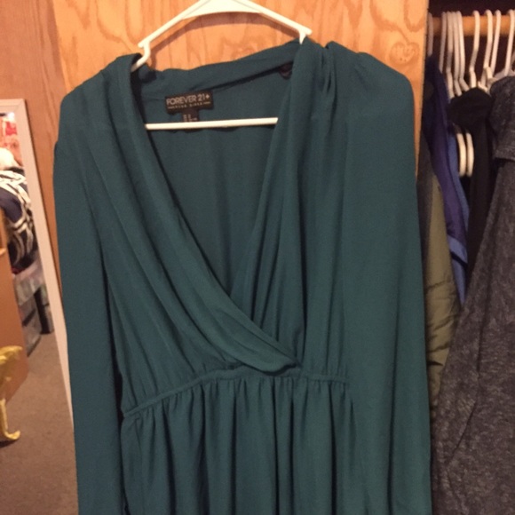 Turquoise Forever 21 dress