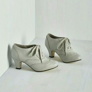 Modcloth Dance it Up Heel in Dove