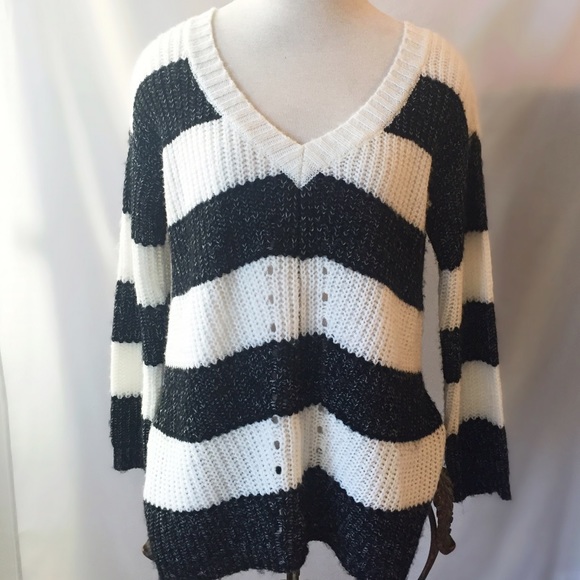 Striped Knit Sweater