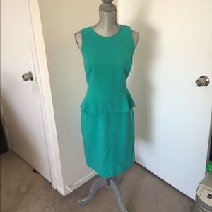 Loft peplum dress in size 10 NWT