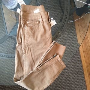 Moto Zipper Denim Jean