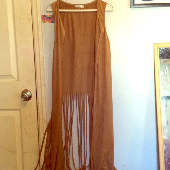 Very Cute Long Fringe Vest