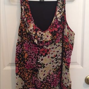 Spring floral blouson top.  Super cute!
