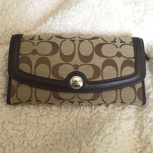 Envelope style Coach wallet