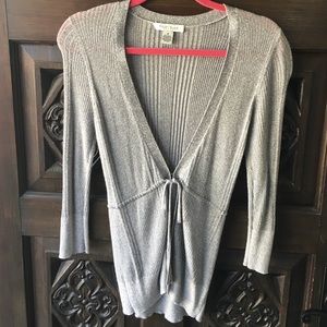 Silver cardigan