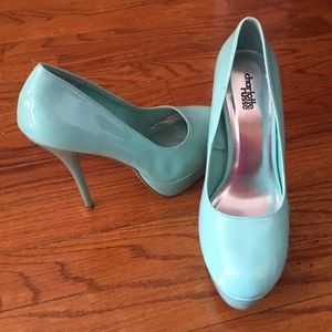 Tiffany Blue Charlotte Russe heels