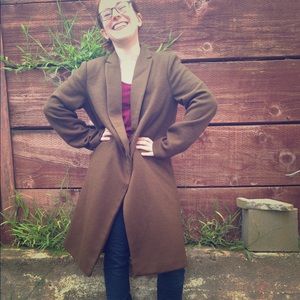 Olive Forever21 Trench Coat
