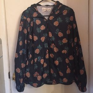 Pineapple windbreaker jacket