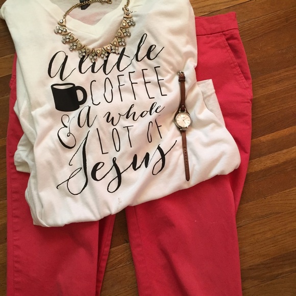Coral GAP khakis