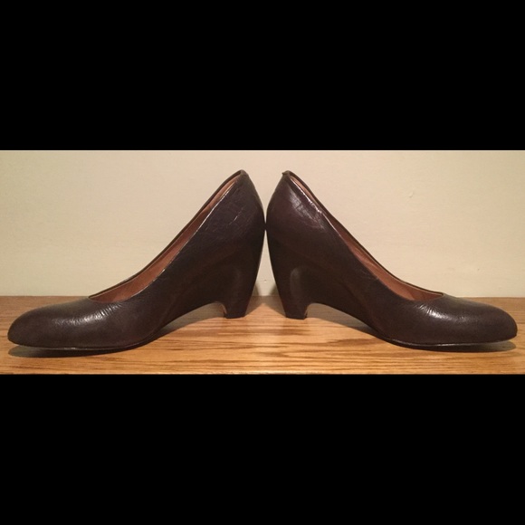 Corso Como Brown Leather Pumps