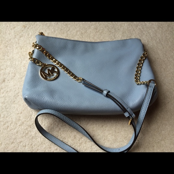 Medium size Pastel Blue Michael Kors cross body - Picture 1 of 2