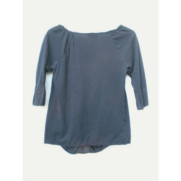 Navy Blue Ann Taylor LOFT Blouse - Picture 4 of 4