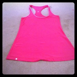 Lululemon racerback yoga tank. Size 6. Pink.