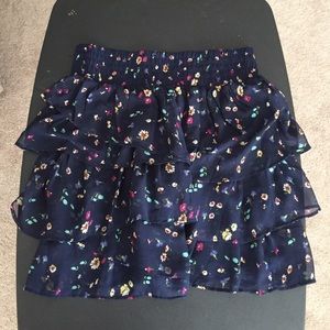 High waist mini-skirt