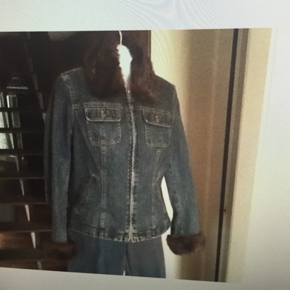 Jones New York jean jacket s & pants 4 - Picture 1 of 3