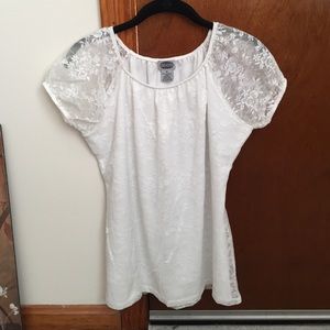White lace top