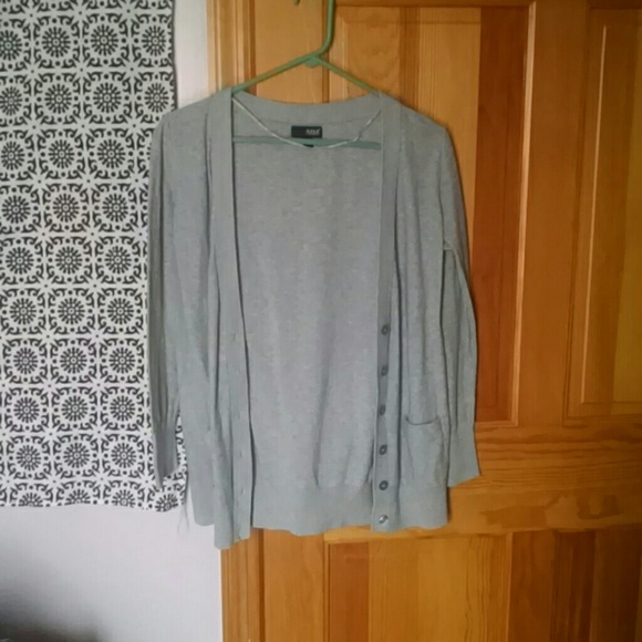 Longsleeve Lightweight Gray Cardigan