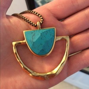 Lucky brand turquoise necklace