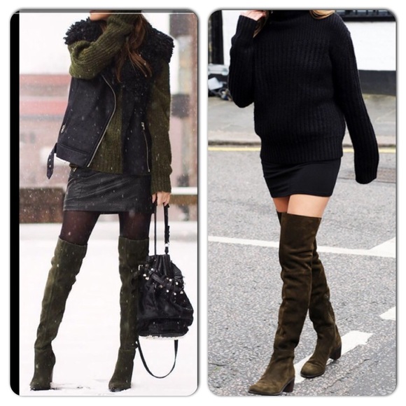 Beautiful Dark Olive Boot