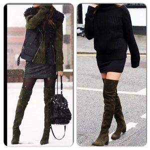 Beautiful Dark Olive Boot
