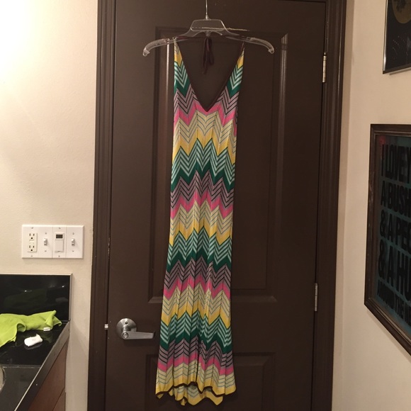BCBG Maxazria Colorful Knit Sun Cover Up