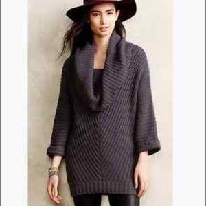 Anthropologie "Moth" Chunky Cowl neck sweater
