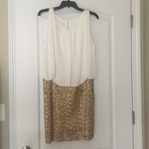 Blouse and skirt cocktail dress