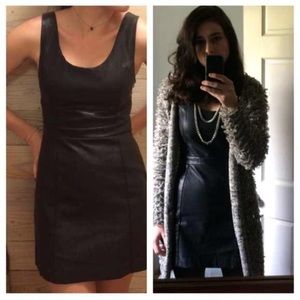 MINKPINK on my mind faux leather dress