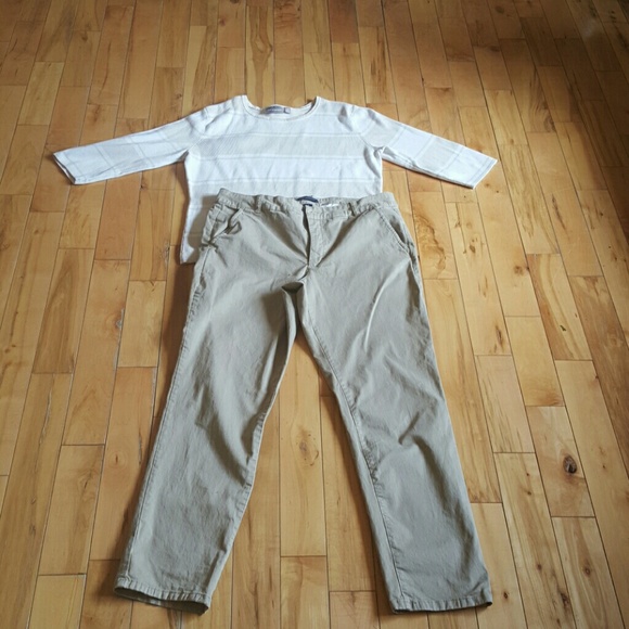 Sweater tan and tan casual pants - Picture 1 of 3