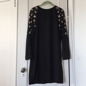 Black jeweled dress