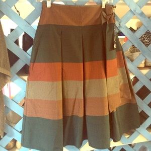 Midi plaid look skirt! Never been worn!
