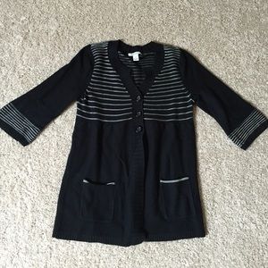 White House Black Market 3/4 sleeve sweater