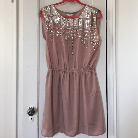 WEDDING SEASON! Rose & metallic detailed dress