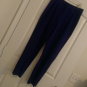Purple Silk Giorgio Armani Pants