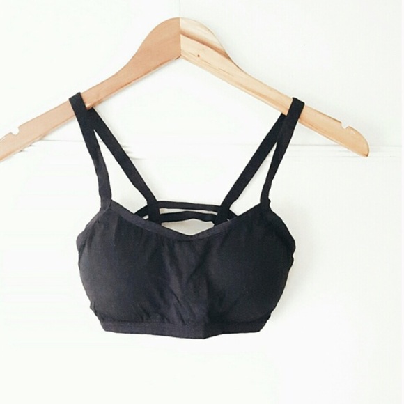 Bralette Caged Crop Top Beach Open Back Straps - Picture 4 of 4