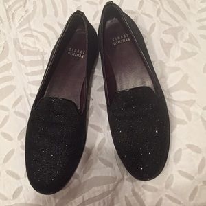 Stuart Weitzman black flat with a little sparkle