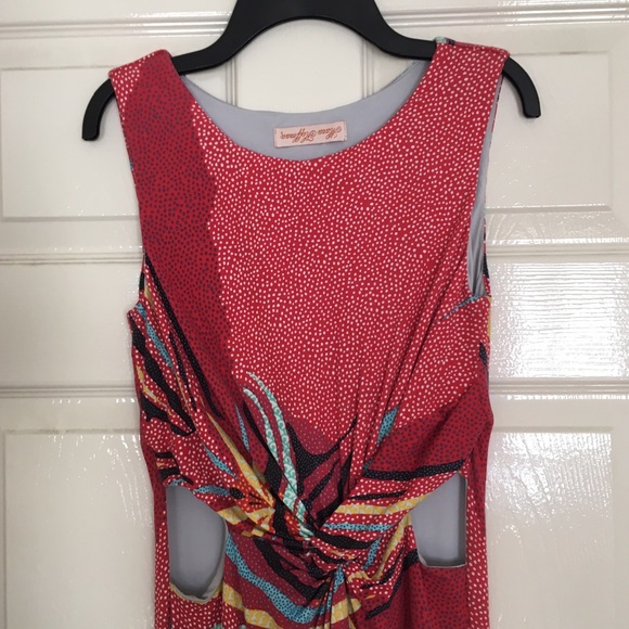 Mara Hoffman printed cut out maxi dress