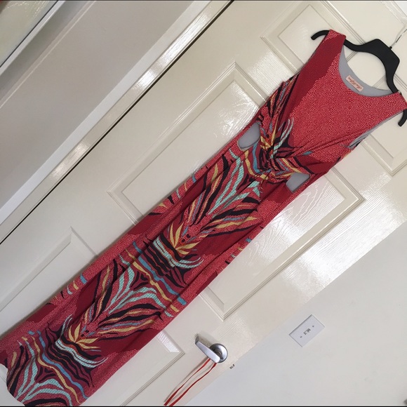 Mara Hoffman printed cut out maxi dress