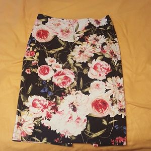 Flower Pencil Skirt