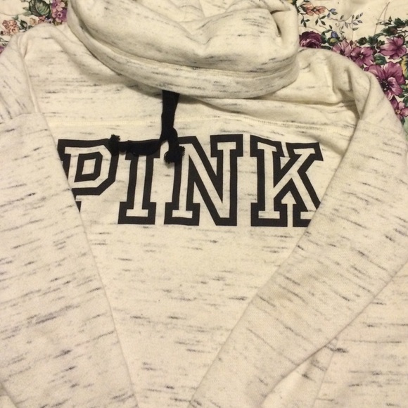 PINK cowl neck sweatshirt