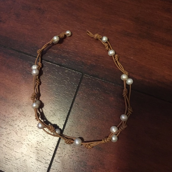 Pearl choker/ wrap bracelet