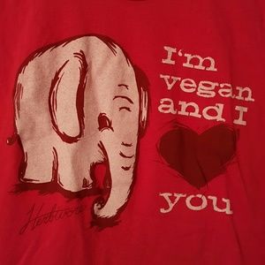 Vegan Elephant Heart T-Shirt