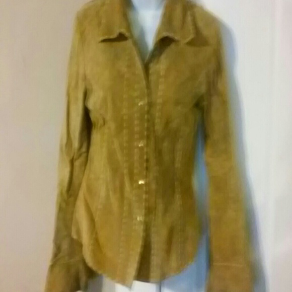 suede top