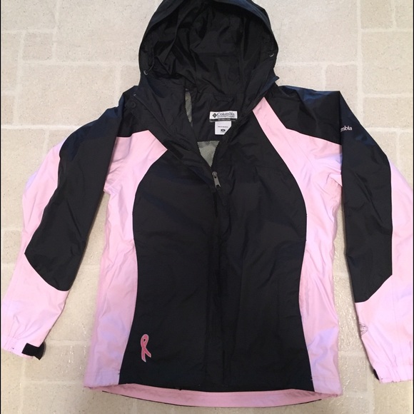 columbia breast cancer rain jacket