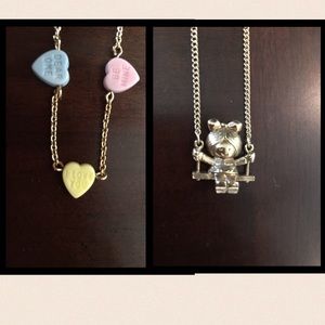 2 cute Avon necklaces (vintage 70s era) for girls
