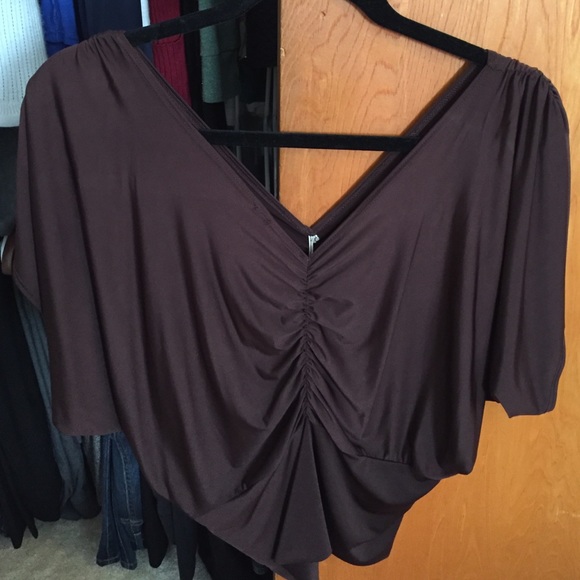 Sleek brown top