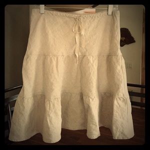 Linen A-line Skirt