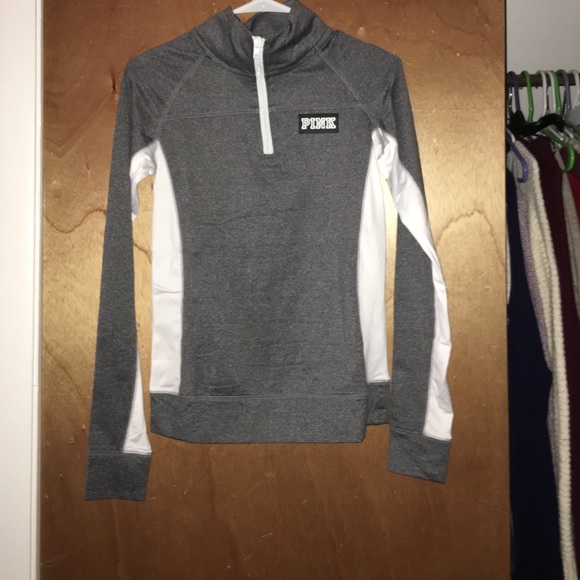 PINK ATHLETIC HALF ZIP NEW WOTH TAGS