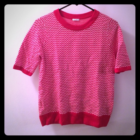 Club Monaco short sleeve sweater